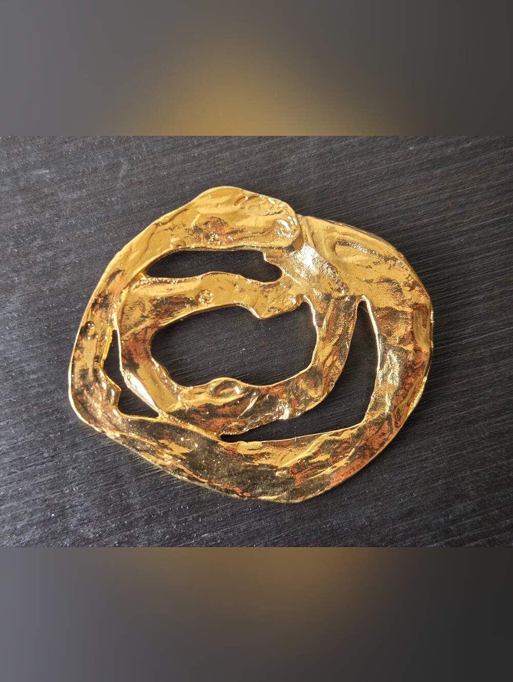 Brooch sculptural Yves Saint Laurent